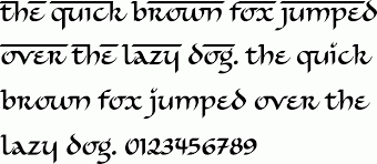 Font Simran ITC
